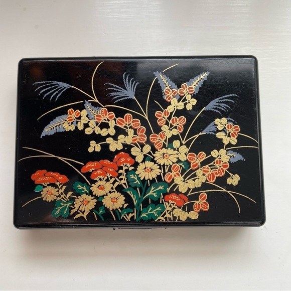 Vintage Tissue Box Mirror Travel Case - Picture 3 of 12